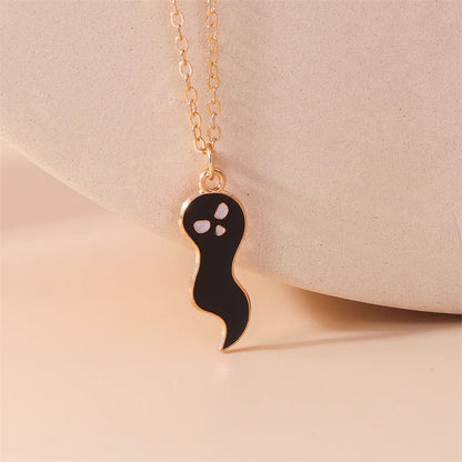 Aihua Hot Selling Enamel Yin Yang Tai Chi Necklace for Women Men Birthday Gift BFF Best Friends Couple Matching Pendant Necklace