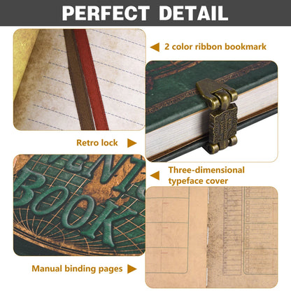 180 Page DIY Travel Photo Album Our Adventure Book Leather Retro Creative Anniversary Photo Album Wedding Guest Book Memory Gift