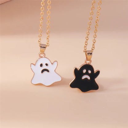 Aihua Hot Selling Enamel Yin Yang Tai Chi Necklace for Women Men Birthday Gift BFF Best Friends Couple Matching Pendant Necklace